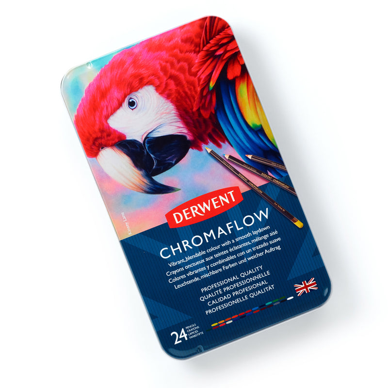 LAPICES COLORES CHROMAFLOW 24COL DERWENT