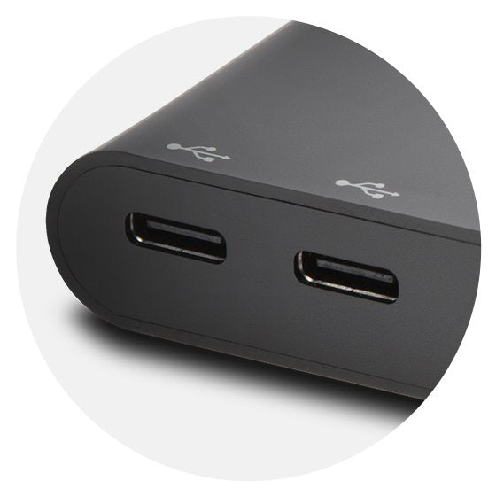 Hub Usb-C CH1000 2 puertos USB-C Y 2 PUERTO Usb-B